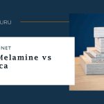jenis kabinet dapur, melamine vs formica
