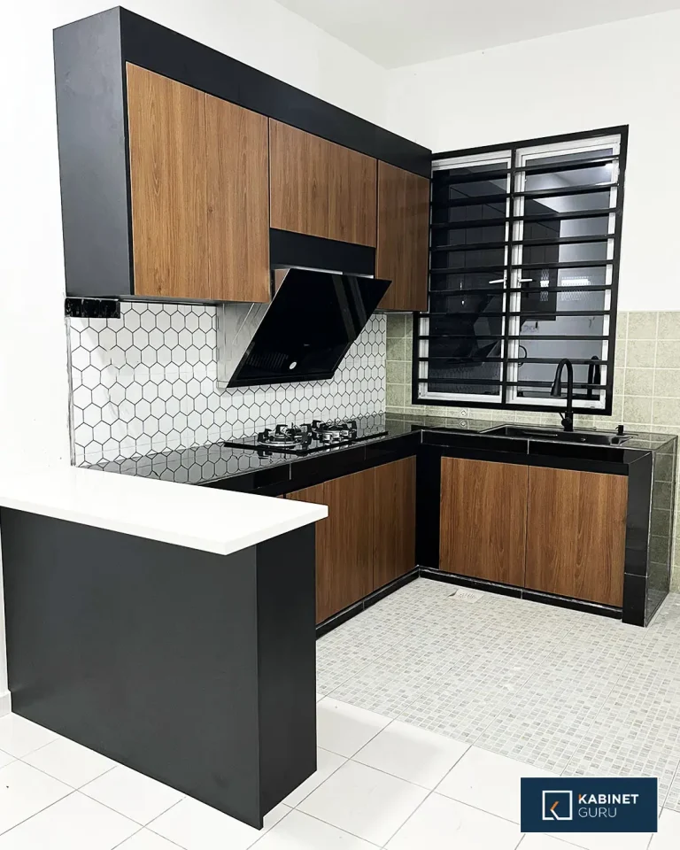 Kabinet Melamine U Shape